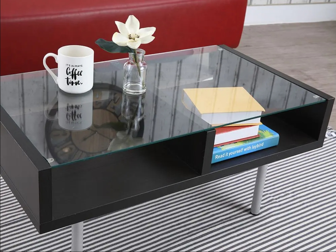 โต๊ะกลางท็อปกระจก Duo/P - Image 8