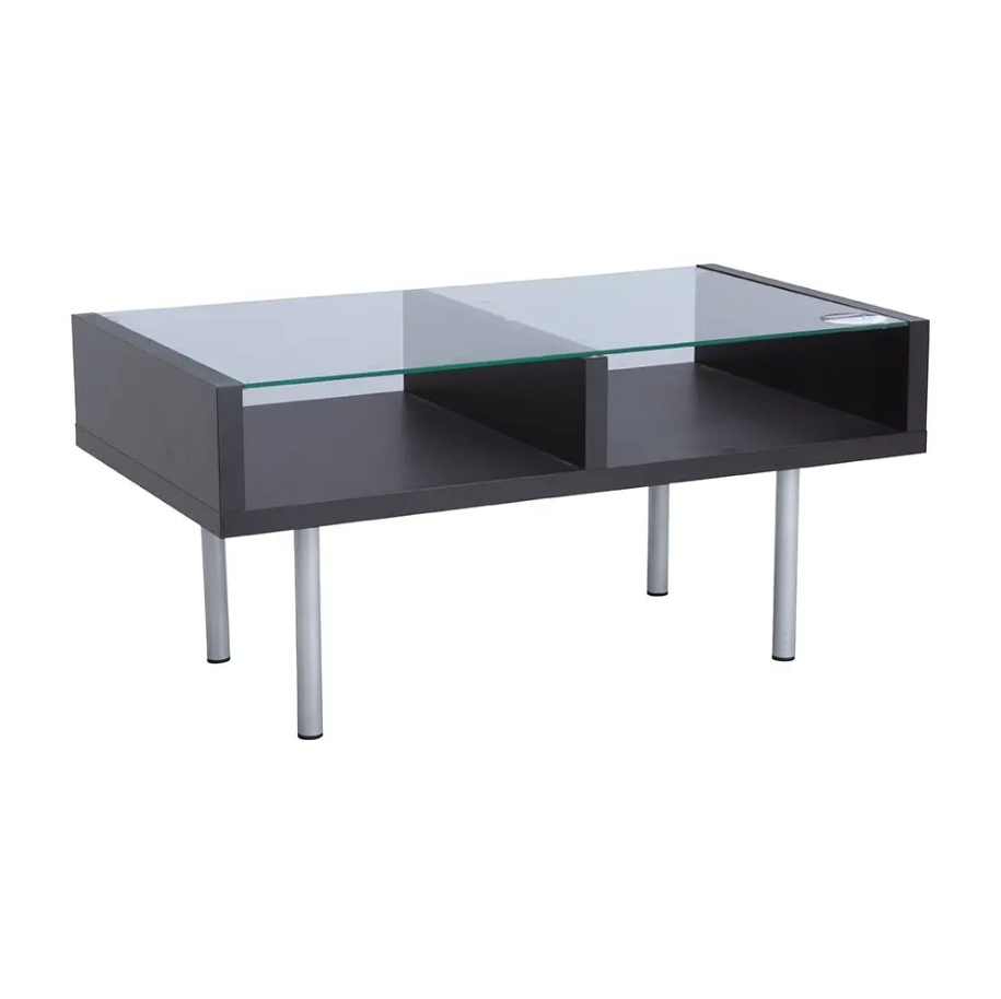 โต๊ะกลางท็อปกระจก Duo/P - Image 3
