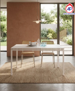 โต๊ะอาหารท็อปไม้ 120 ซม. DANAIL