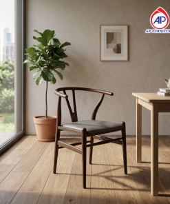 เก้าอี้ WS-001V สีดร๊าก/วอลนัท