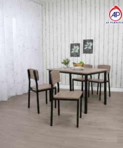 ชุดโต๊ะอาหาร 4 ที่นั่ง รุ่นกันเนอร์