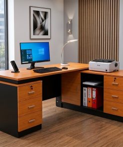 โต๊ะทำงานตัวแอล 160 ซม. รุ่น VT 1640